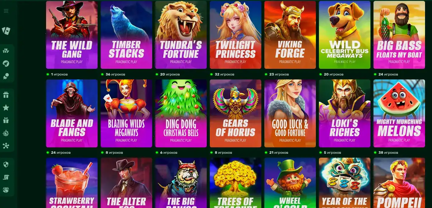 Интерфейс казино Мята на компьютере и телефоне